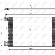Radiator A/C Opel Adam 1.2 1.4 NRF - Img 2