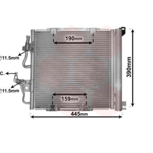 Radiator A/C Opel Astra H diesel INTERNATIONAL VAN WEZEL