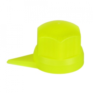 SET 10 BUCATI CAPAC PLASTIC PENTRU PREZON ROATA CU INDICATOR 33 MM NEON GALBEN 41 MM - Img 5
