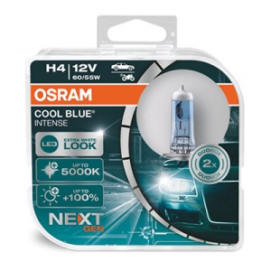 SET 2 BECURI 12V H4 60/55 W COOL BLUE INTENSE NextGen OSRAM - Img 4