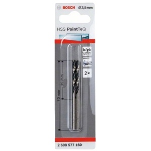 Set 2 burghie metal HSS PointTeq 3.5mm