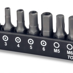Set biti surubelnita 1/4 inch 11 piese, Torx, Hex, spline, TopTul GAAV1104