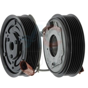 Set bobina, fulie si ambreiaj compresor A/C DENSO 6SAS14C 6PK 110MM Volkswagen Arteon, Caddy, Golf, Passat, Polo, T-CROSS, T-Roc, T6, Tiguan, Touran