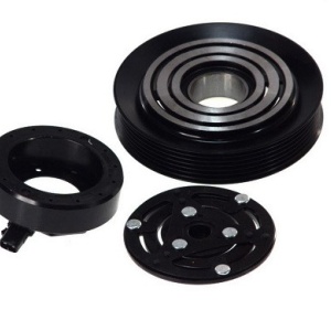 Set bobina, fulie si ambreiaj compresor A/C DENSO SCS06C / SCSA06C / 5SL12C-J 6PK 130mm ALFA ROMEO, FIAT