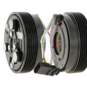 Set bobina, fulie si ambreiaj compresor AC SANDEN SD7V16 6pk 120mm Skoda Octavia I