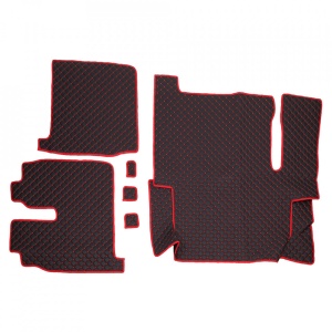 Set Covorase PIELE ECOLOGICA TRUCK UMBRELLA dedicate MAN TGX 2018-2020 EURO 6. NEGRU