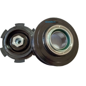 Set fulie si ambreiaj compresor A/C DENSO 6SEU14C 6PK 105mm AUDI SEAT MERCEDES - Img 4