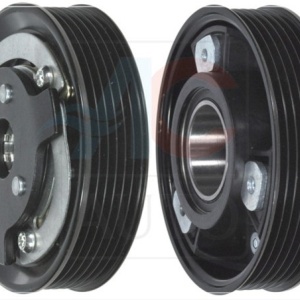 Set fulie si ambreiaj compresor AC SANDEN PXE14, PXE16 6pk 113mm AUDI A1, A3, Q2, Q3, TT