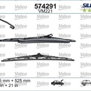 Set lamela stergator Valeo Silencio 525/525 mm