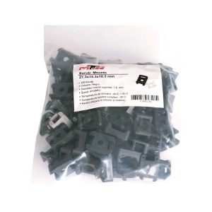Suport montare surub negru 21.3x15.3x10.5mm 100 buc