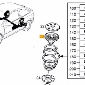Taler superior arc spate Opel Astra G - Img 2