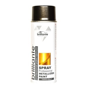 Vopsea Spray Metalizata Negru 400ml BRILLIANTE