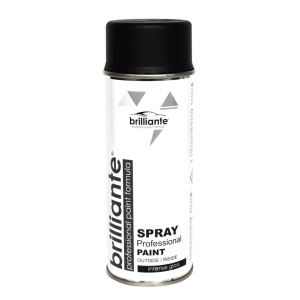 Vopsea Spray Negru Grafit Mat (RAL 9011) 400ml BRILLIANTE
