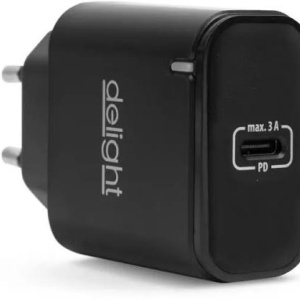 Adaptor - Type-C - încărcător rapid, PD20W - Negru