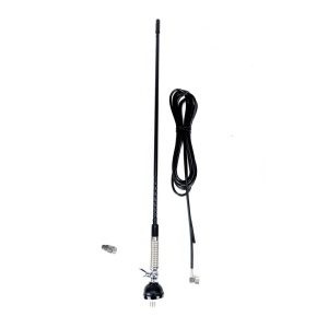 ANTENA CB PNI S60 CU FLUTURE, LUNGIME 59 CM, CU MONTURA, CABLU SI MUFA PL259, FIBRA DE STICLA - Img 3