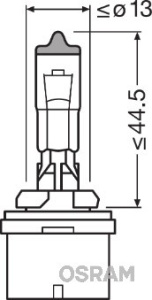 BEC 12V H27/2 27 W ORIGINAL OSRAM - Img 2