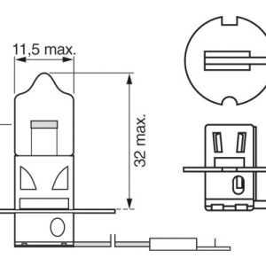 BEC 12V H3 55W ECO BOSCH - Img 3