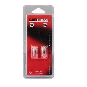 Bec Carpriss T10 12V 0.24 W Set 2 buc