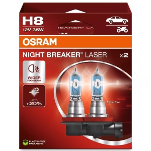 Bec Halogen Osram Night Breaker Laser H8 | 12V - PGJ19-1
