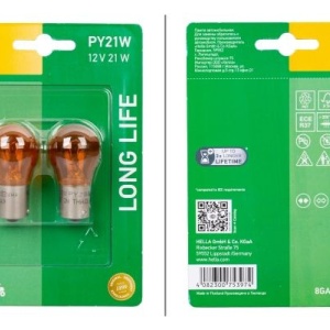 Bec Hella Long Life UP PY21W 12V BAU15s