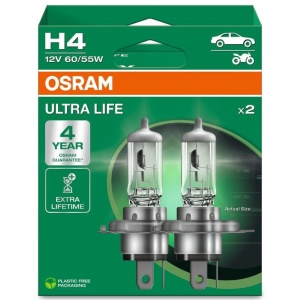Bec Osram Ultra Life H4 12V 60/55W Set 2 buc