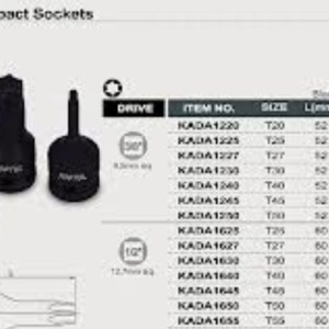 Bit impact 1/2 T55