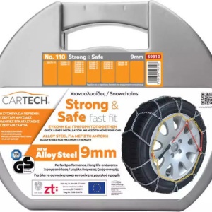 Cartech Lanțuri Antiderapante Grosime 9mm 2buc