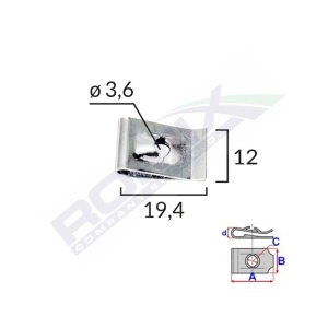 CLIPS METALIC FIXARE UNIVERSAL SET 25 BUC - Img 2