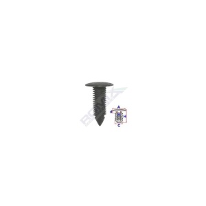 CLIPS TAPITERIE PENTRU MERCEDES - NEGRU SET 10 BUC - Img 2