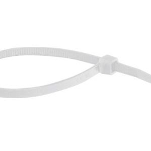 COLIERE NYLON ALBE 2.5*100 MM SET 100 BUC - Img 1