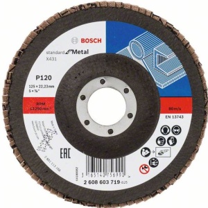 Disc de şlefuire evantai X431, Standard for Metal G60