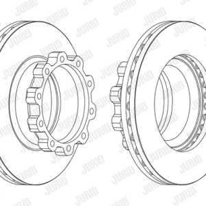 Disc frana spate stg/dr Jurid