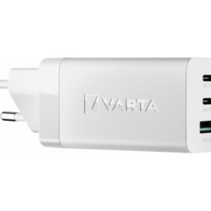 Incarcator rapid VARTA 65W cu 3 porturi USB, GaN, Power Delivery si Quick Charge - Img 3