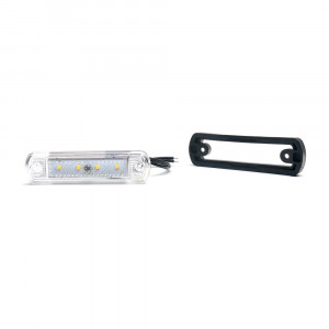 LAMPA GABARIT LED 1340 W189, 12V-24V, POZITIE ALB WAS - Img 4