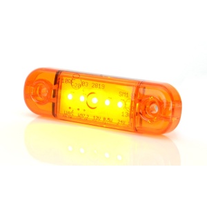 LAMPA GABARIT LED 711 W97.2, 12V-24V, POZITIE PORTOCALIU WAS - Img 4