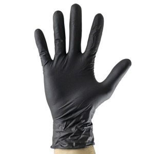 MANUSI NEGRE DE UNICA FOLOSINTA DE NITRIL 5MIL MARIME XL - SET 100BUC JBM - Img 3