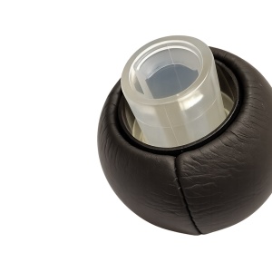 Nuca schimbator viteze 6 trepte Originala Peugeot Citroen cod 2403V2 piele neagra - Img 2