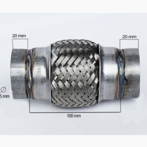 RACORD FLEXIBIL INNER & OUTER BRAID 55X100MM