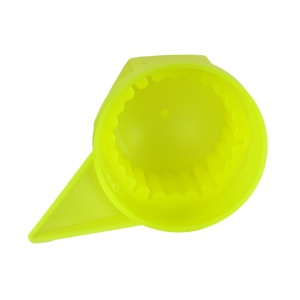 SET 10 BUCATI CAPAC PLASTIC PENTRU PREZON ROATA CU INDICATOR 33 MM NEON GALBEN 41 MM - Img 6