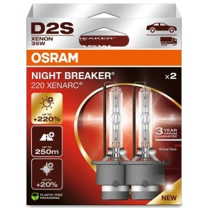 SET 2 BECURI XENON 85V D2S XENARC NIGHT BREAKER LASER NextGen OSRAM - Img 6