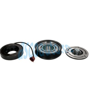 Set bobina, fulie si ambreiaj compresor A/C DENSO 6SAS14C 6PK 110MM Volkswagen Arteon, Caddy, Golf, Passat, Polo, T-CROSS, T-Roc, T6, Tiguan, Touran - Img 2