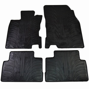 Set Covorase auto din Cauciuc Nissan Qashqai 2014-07.2021 4x2, 4X4 (Manual/ Automat), Negru, Gledring, 4 buc. (GL0296)