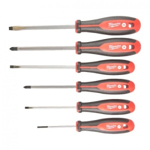 Set de surubelnite cu maner cu trei-fete, set2, 6buc