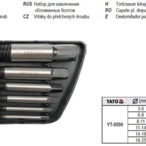 SET EXTRACTOARE SURUBURI RUPTE 6BUC