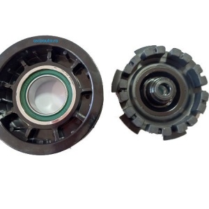 Set fulie si ambreiaj compresor A/C DENSO 6SEU14C 6PK 105mm AUDI SEAT MERCEDES - Img 3