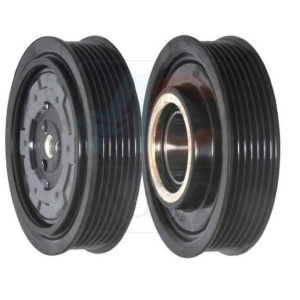 Set fulie si ambreiaj compresor A/C DENSO 6SEU14C 6pk 110mm AUDI A1, A3, A4, A6, A7, Q2, Q3, Q5 1K0820808A 8K0260805J