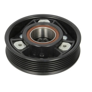 Set fulie si ambreiaj compresor AC SANDEN PXE14 PXE16 6pk 113mm VOLKSWAGEN Beetle, Caddy, Golf, Jetta, Passat, Scirocco, Sharan, Touran, T-CROSS, T-Roc - Img 2