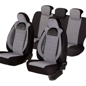 SET HUSE SCAUN RACING GRI - NEGRU - Img 5