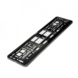 SUPORT NUMAR INMATRICULARE MEGA DRIVE METALIZAT GRAPHITE 1 BUC - Img 4