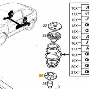 Taler inferior arc spate Opel Astra G - Img 3